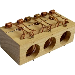 Мышеловка деревянная тройная WMC TOOLS WMC-TG8002092