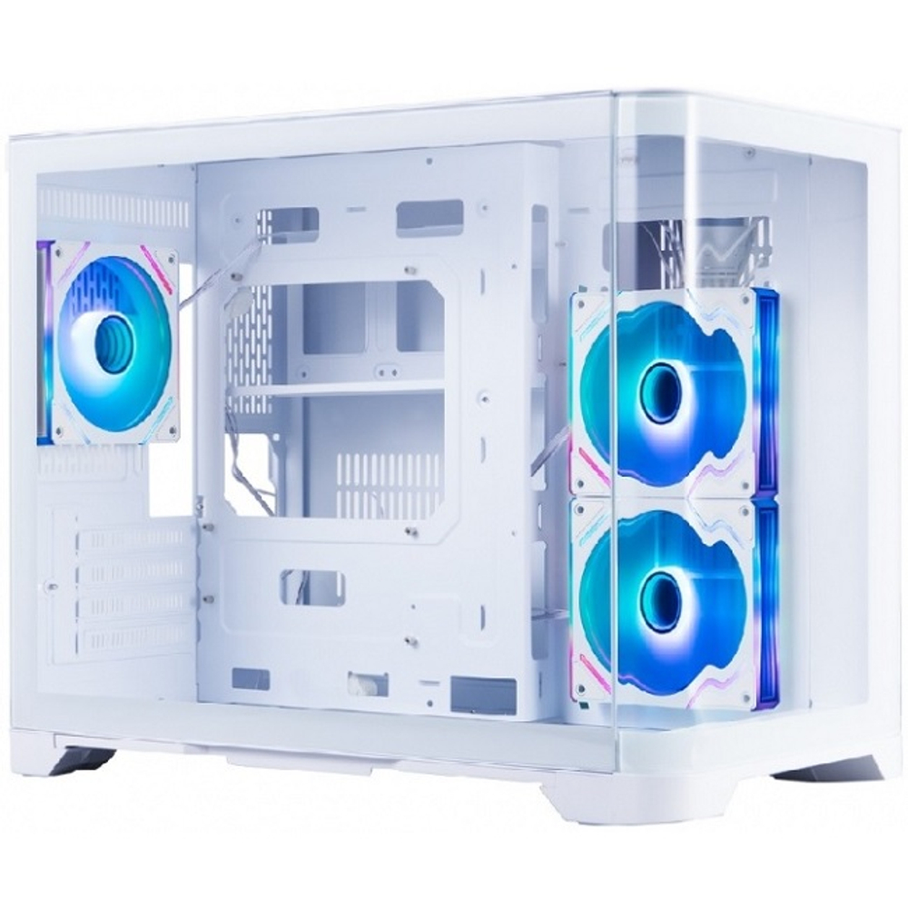 Корпус Mini-Tower 1STPLAYER UVIEW UV6 ARGB, Micro-ATX, White (UV6-WH-2FC7R-W-1FC7-W)