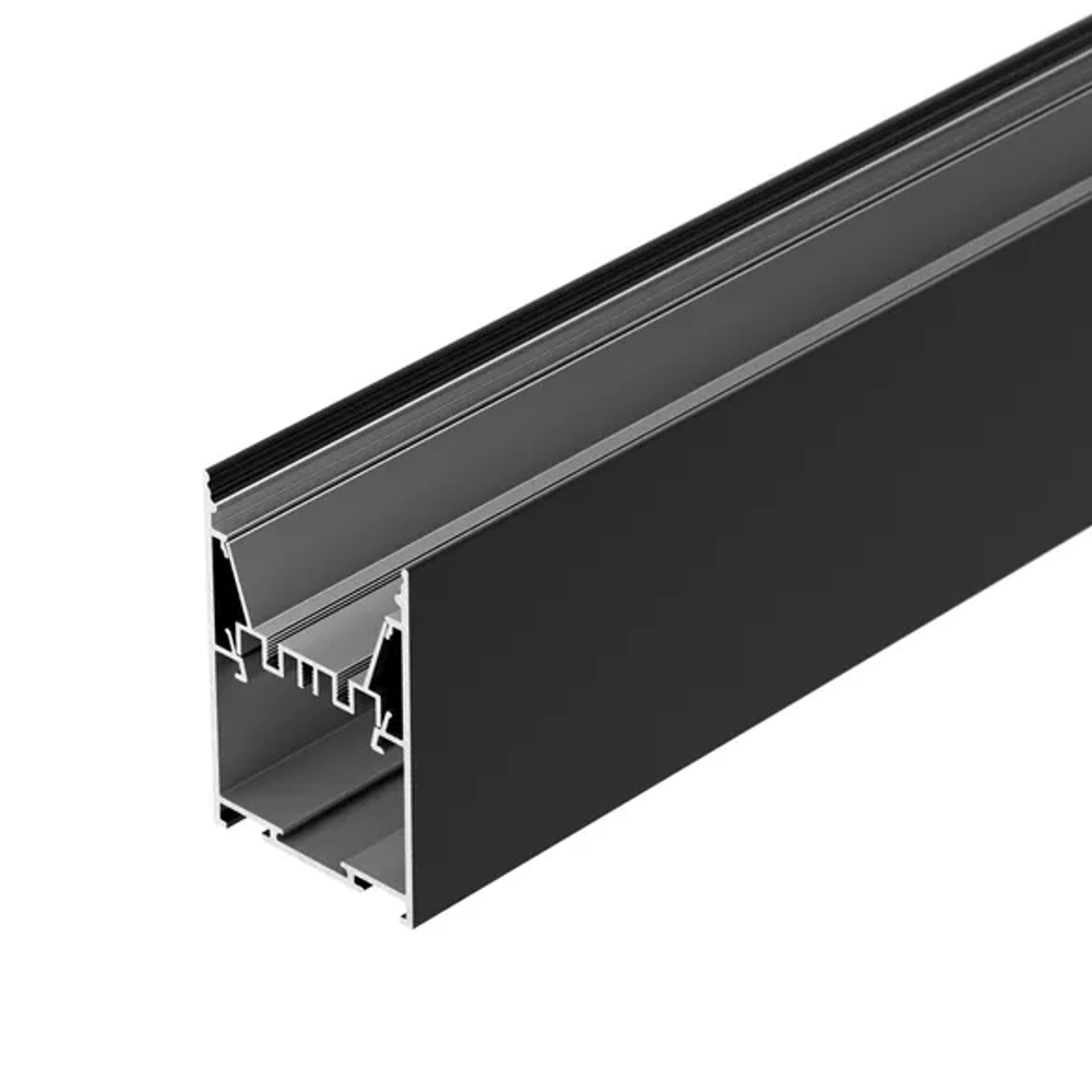 Профиль LINE-5075-HONEYCOMB-2000 BLACK (Arlight, Алюминий) 044874