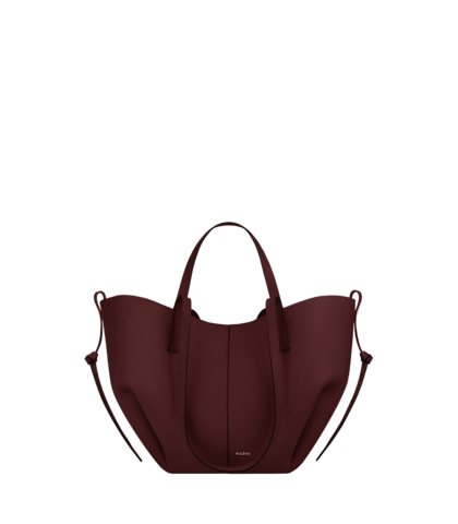 Сумка Polene Cyme Mini EDITION TEXTURED BLACK CHERRY