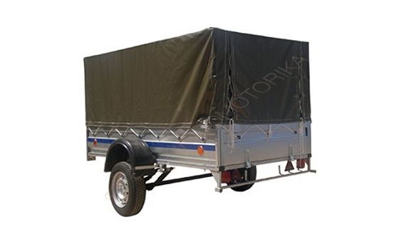 Прицеп Фаворит В 7135 2.56х1.3 высокий тент 0.8 м