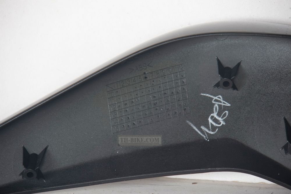 83680-KPP-T00ZJ. COVER, L. RR. *NH1* (NH1 BLACK). Honda CBR250R/RA 2011-2014