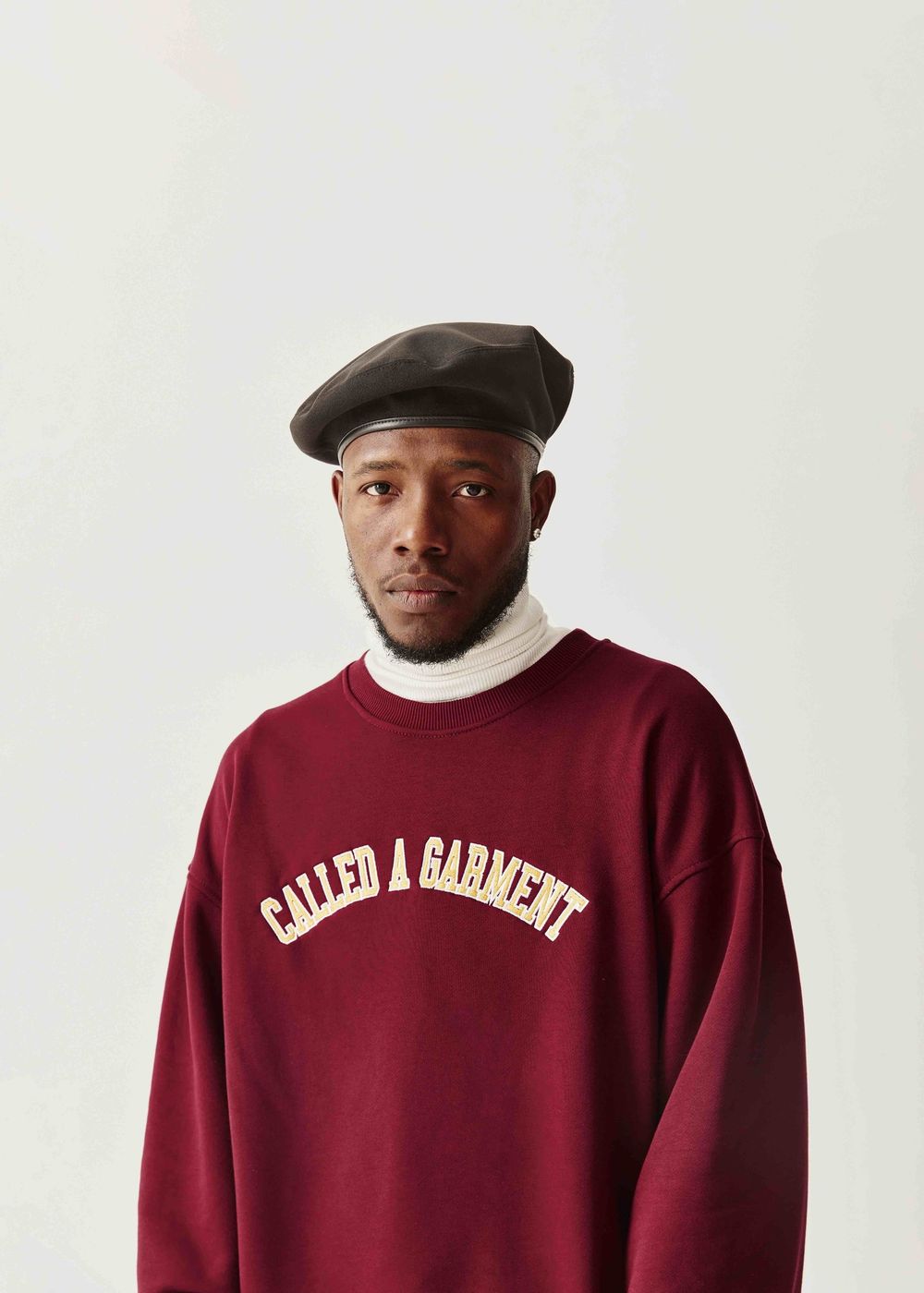 Толстовка Called a Garment College вишневая