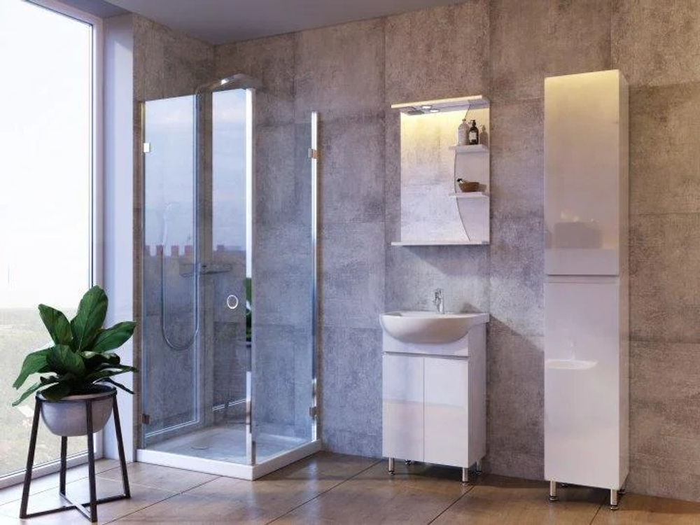 Тумба ЮВЕНТА МОНИКА М2-60 белая под умывальник Arteco-60