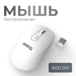 Мышь обычная беспроводная ARG MOW4 Белый