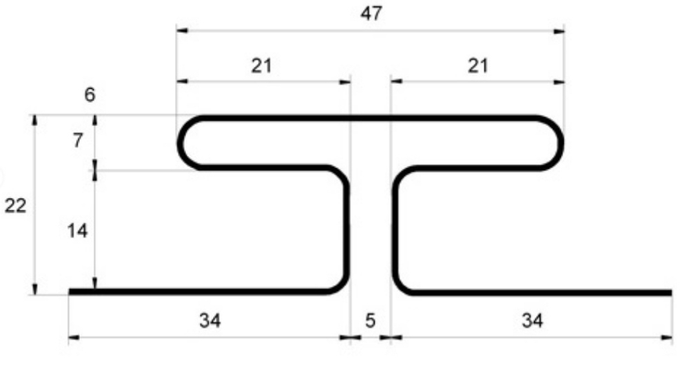 Виниловый Grand Line Tundra-дизайн Н-профиль соединительный 3м клен/рябина/граб/ясень/кедр/береза