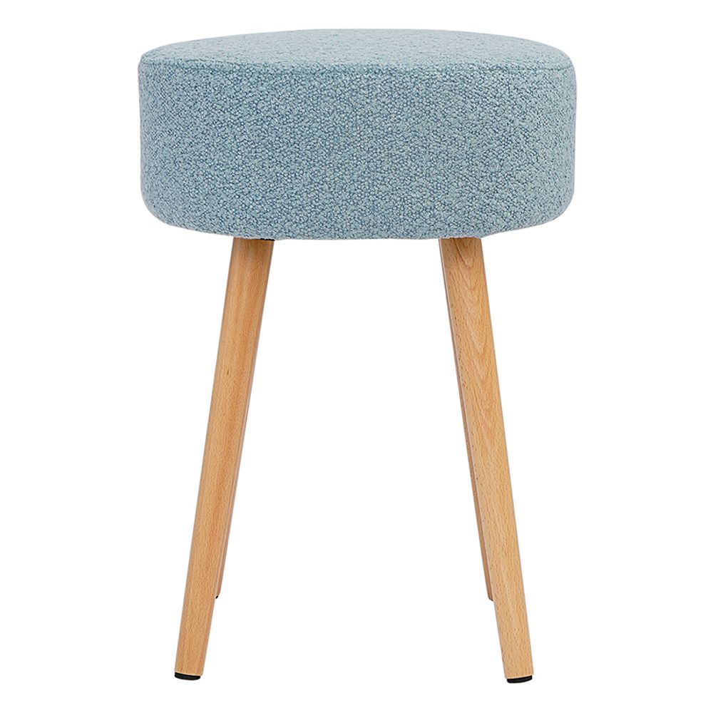 Табурет Carter, букле, серо-голубой