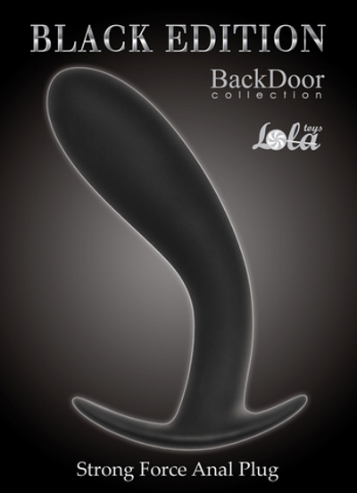 Анальная пробка Strong Force Anal Plug Black 4215-01Lola