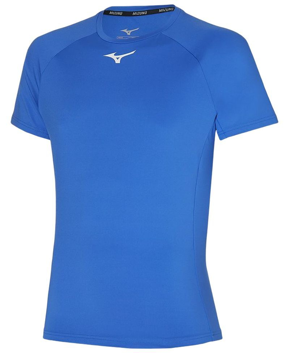 Мужская теннисная футболка Mizuno AW22 Tee - nebulas blue