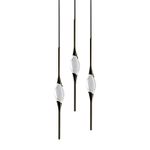 Подвесной светильник Pezzo 3 pearl black