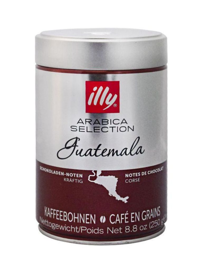 Кофе в зернах ILLY Guatemala Гватемала 250 мл, 4 шт