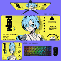 Большой коврик для мыши "Waifu" 90х40 см
