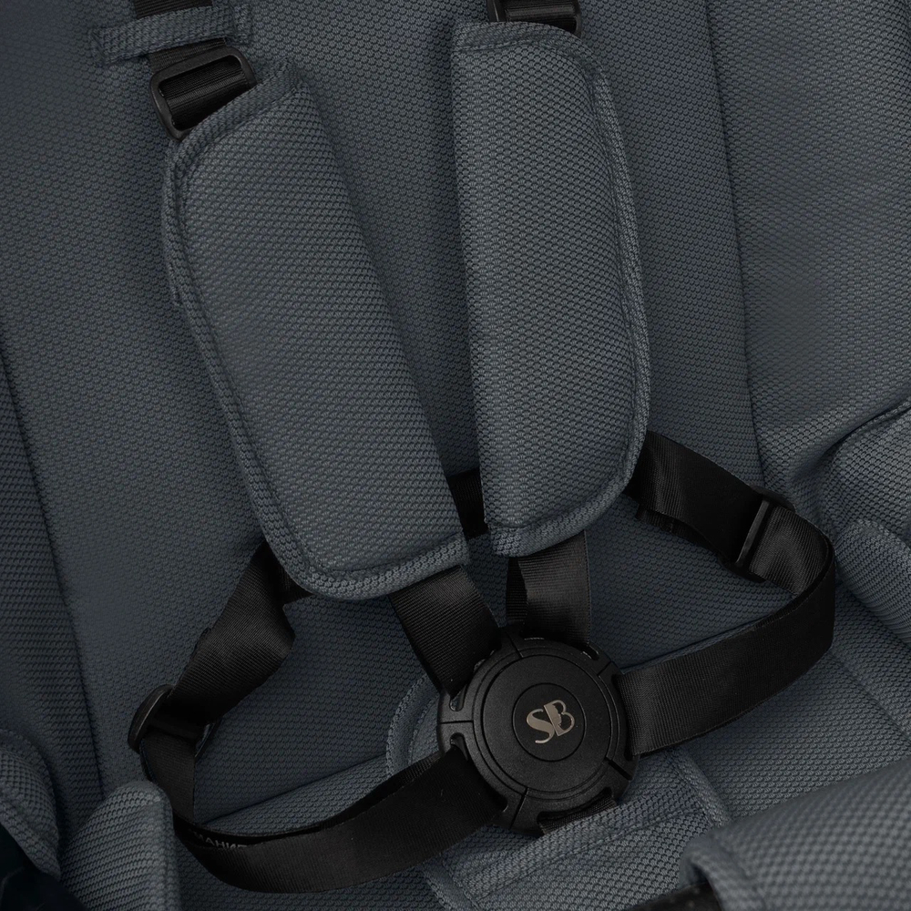 Коляска модульная 3в1 Sweet Baby Dark Grey (Black Crossy)