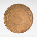 Germany, 5 Pfennigs, 1970, (Munich Mint - "D"), VF