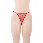 Сексуальное красное белье с подвязками и стрингами (XL-2XL)