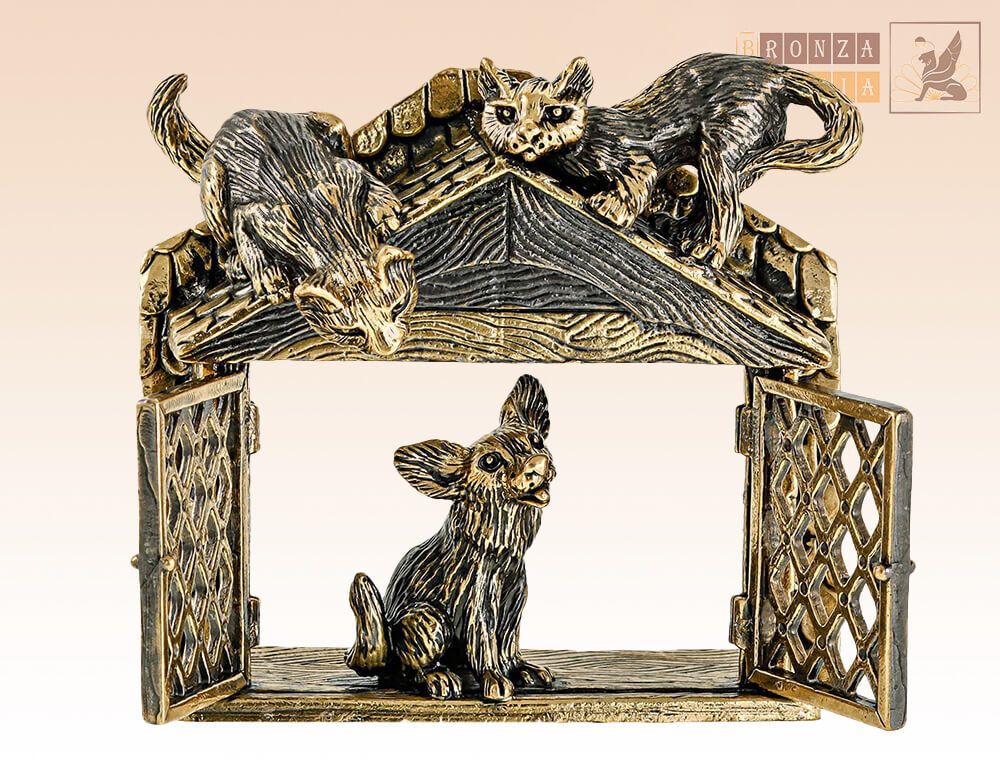 фигурка Коты в окошке - Попробуй найди