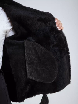 Дубленка авиатор натуральная зимняя