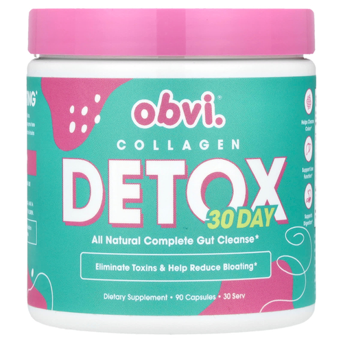 Obvi, Collagen Detox, 90 капсул