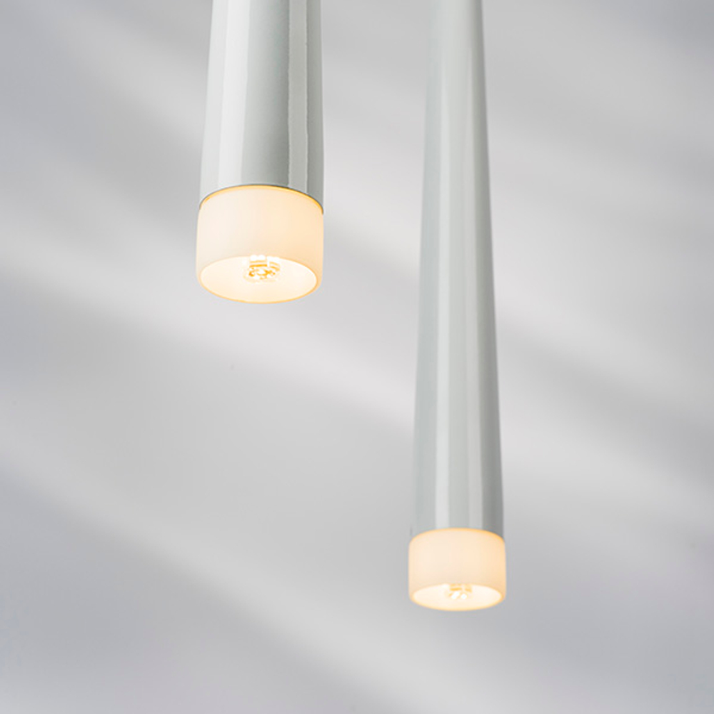 807016 Подвес PUNTO 1х25W G9 ХРОМ/БЕЛЫЙ