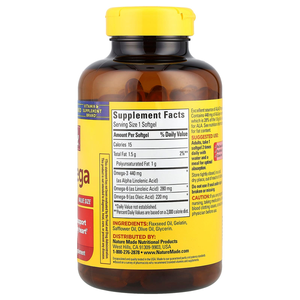 Nature Made, Triple Omega, 150 капсул