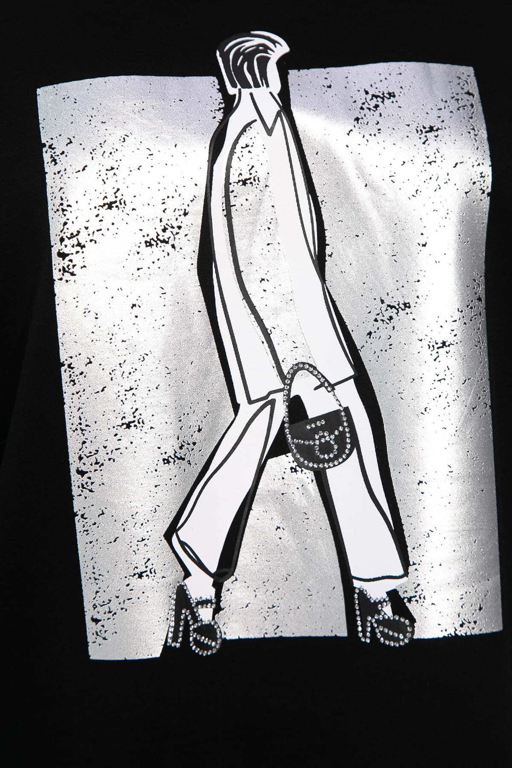 Блуза Фауст (черная) Б14202-20М LT Collection