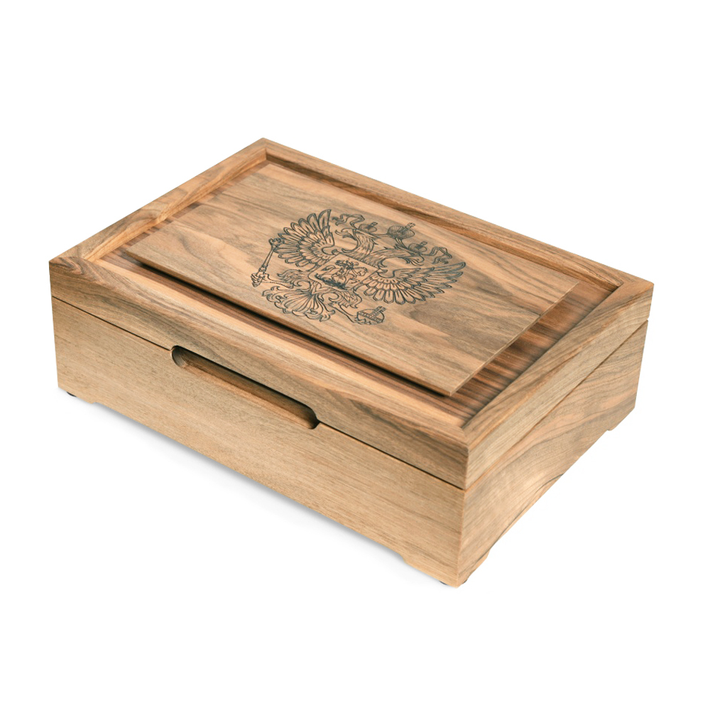 Акустический сейф "Шкатулка Ультра с гербом"