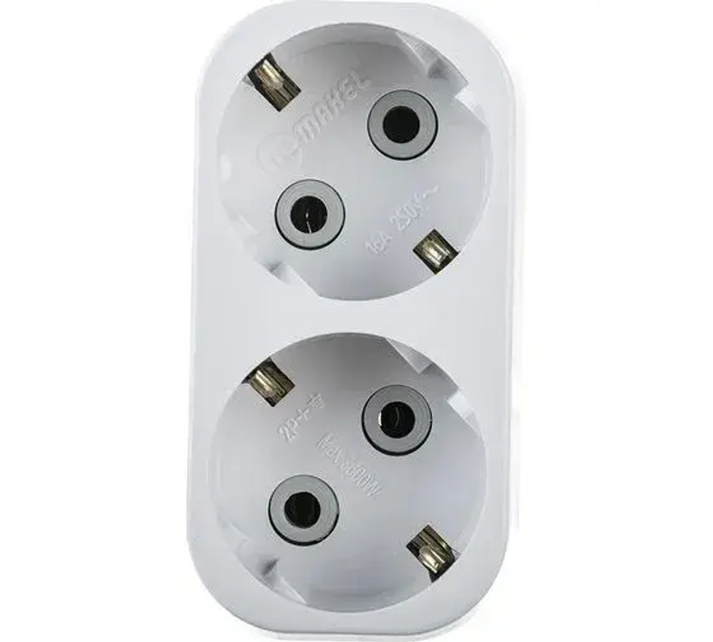 Двойной разветвитель, с заземлением Makel 10031