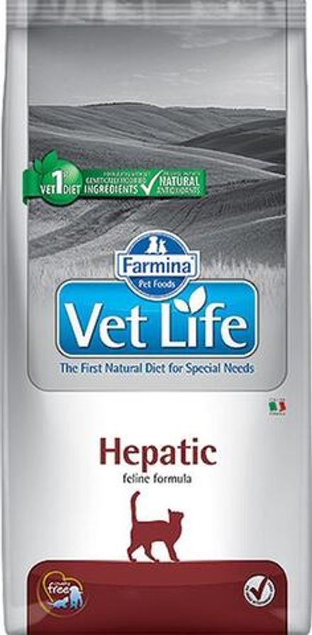 Farmina VetLife 2кг Hepatic Сухой корм для собак при заболеваниях печени