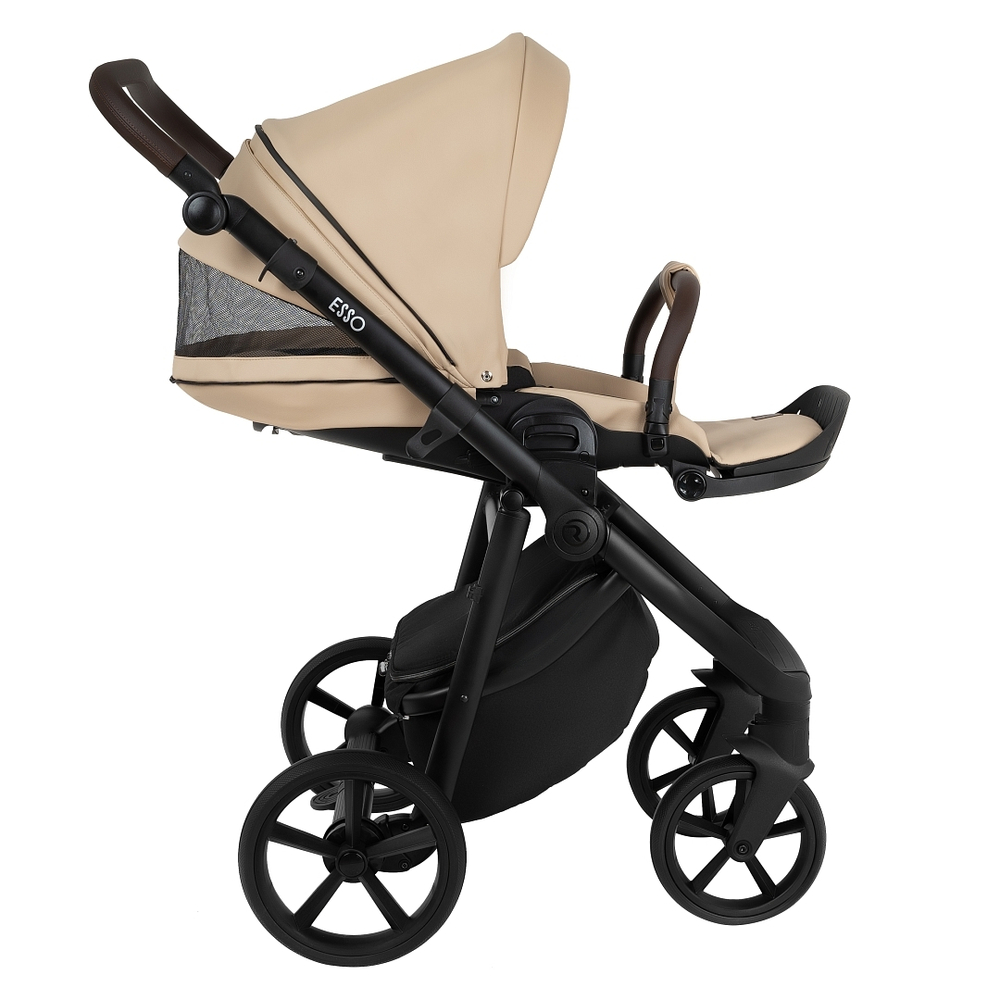 Коляска 2 в 1 Roan Esso Leather, Caramel / Бежевый