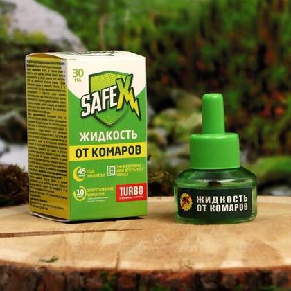 Жидкость фумигатора SAFEX (от комаров 45 ночей) 30 мл