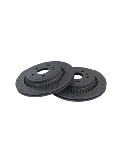 Диск тормозной задний перфорированный PRO-LINE с покрытием комплект VOLVO XC60 ALL 08-> /VENT D=302MM GANZ GIJ06093S