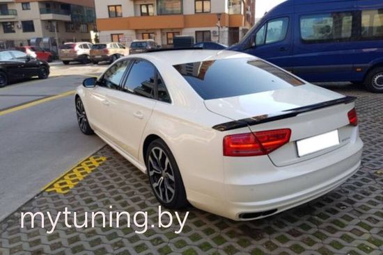 Спойлер V.1 для Audi A8 D4 2009-2011