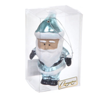 Елочная игрушка "Очаровательный дедушка" 7*6*12 см, Голубой (Серпантин)