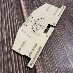 Мебельные петли. Шаблон-кондуктор для разметки и сверления отверстий перед установкой мебельных петель. Без использования рулетки. Чашка петли 35 мм.