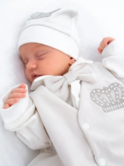 Конверт на выписку новорождённому с переноской зимний