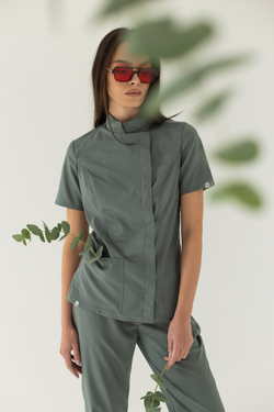 Блуза женская м222 liberty комфорт шалфей