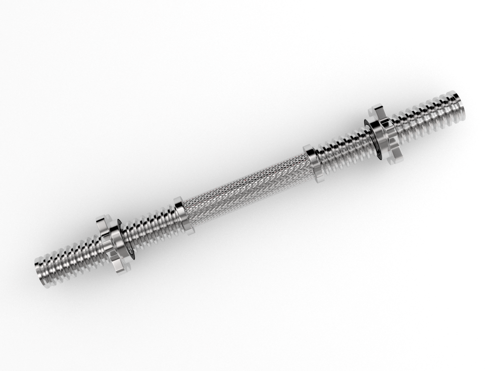 Гриф гантельный UNIX Fit 41 см / 25 мм Chrome