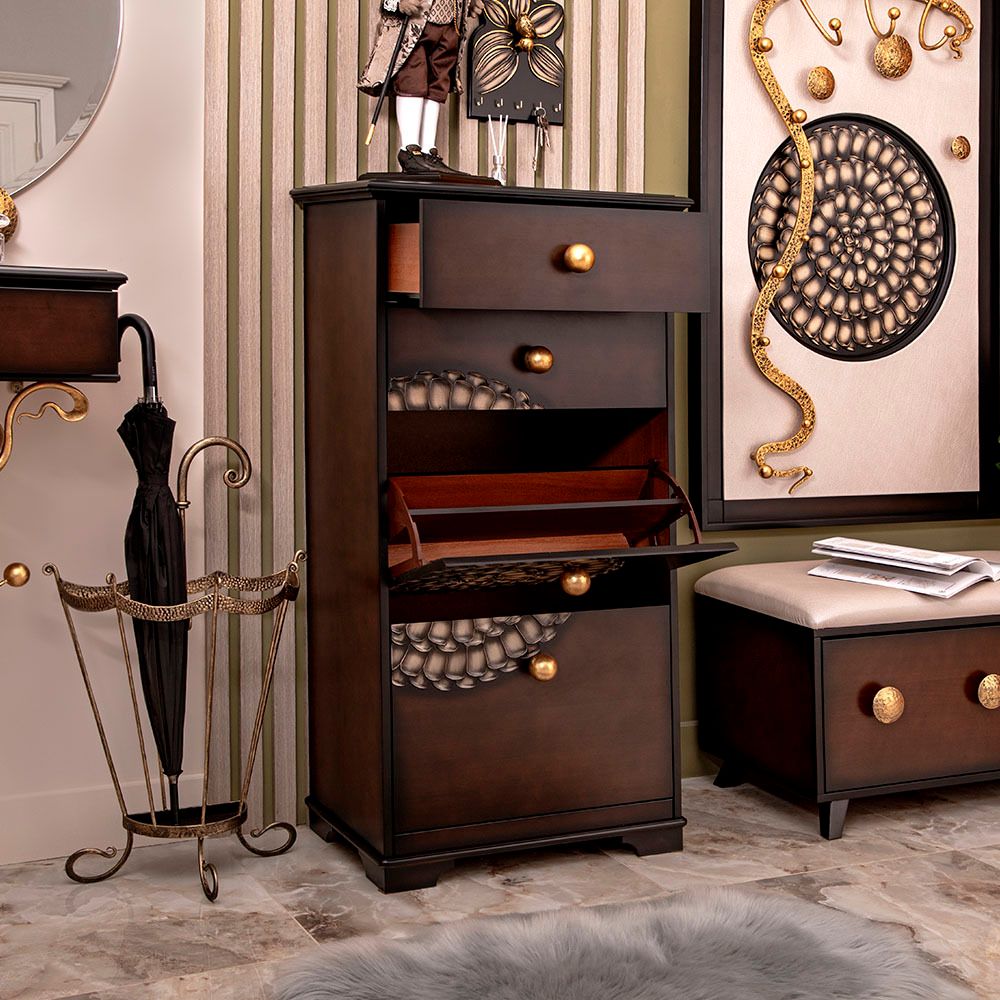 Тумба для обуви Heri 4 Каштан