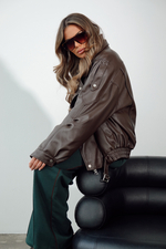 Куртка демисезонная из экокожи