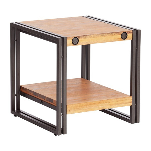 Столик Secret De Maison CITY ( mod. CTY L12 ) металл/дерево, 50х50х50 см, коричневый дым