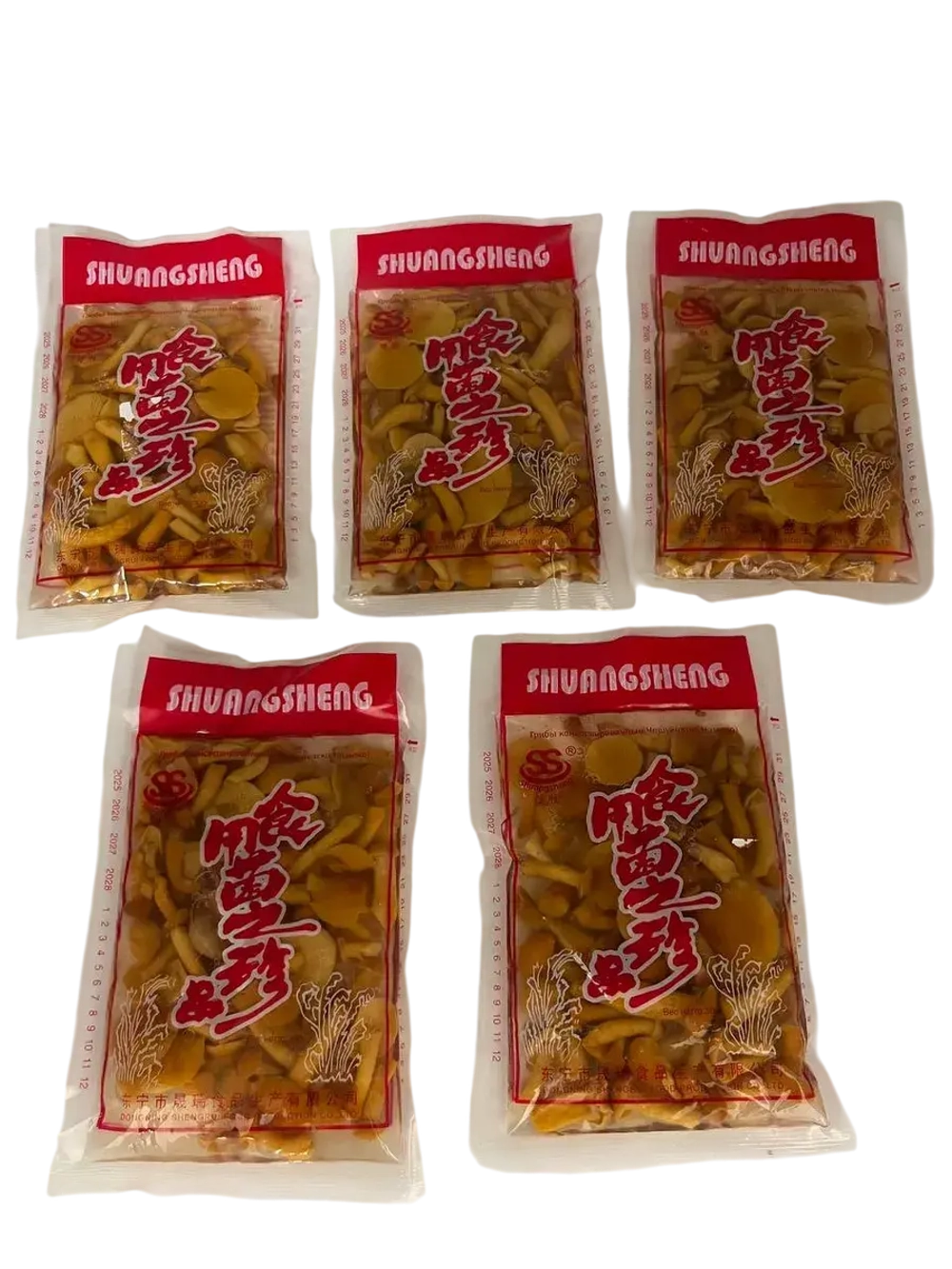 Грибы Опята консервированные Шуаншэн, 5шт по 300гр.