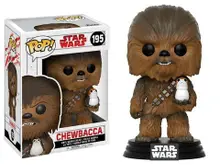 Фигурка Funko POP! Bobble: Star Wars: The Last Jedi: Chewbacca w/ Porg
