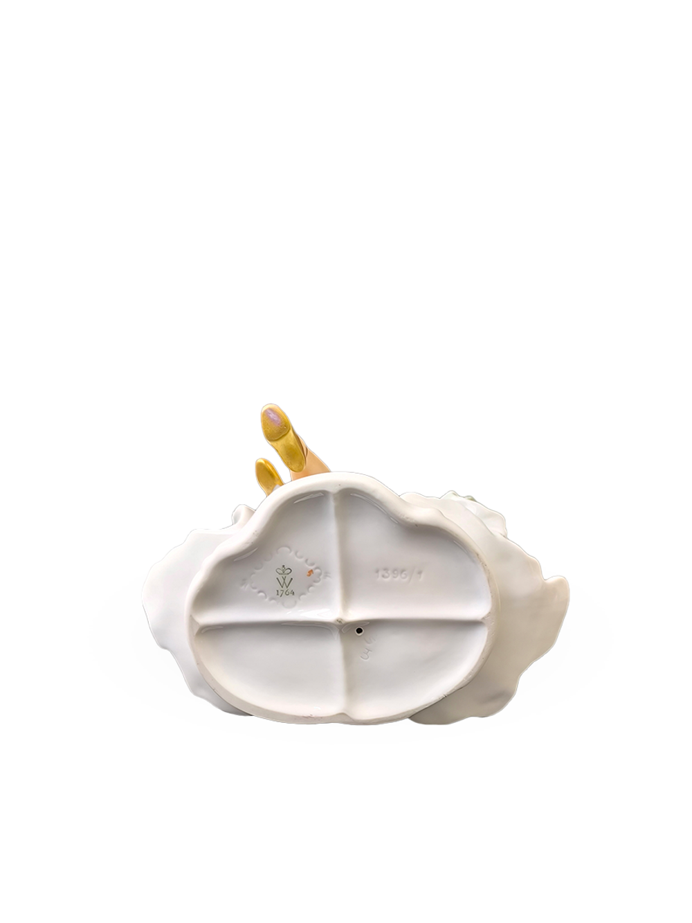 Фарфоровая статуэтка "Балерина с зеркалом" Wallendorf