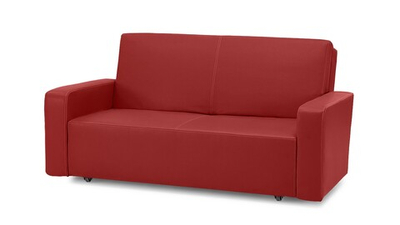 Диван Роин (с 2 подлокотниками) (130461) 172*100*86 см, Красный  Аккордеон Фиеста в наличии