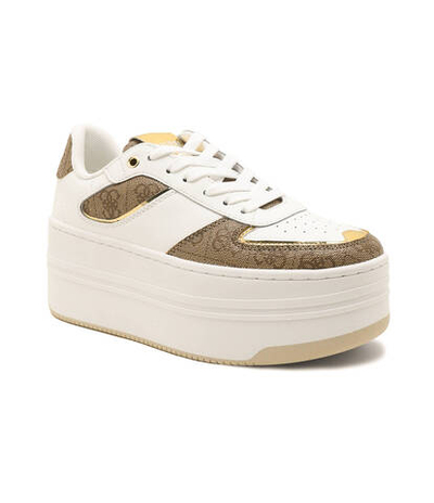 Кожаные кроссовки Guess - белый(FLJLLI FAL12)