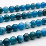 Апатит бусины, диаметр 6,5-6,6 мм, цена за 14 шт (1/4 нити)