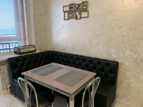 Диван угловой Орегон (чёрный)