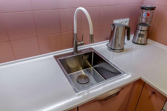 Мойка Akisame 41-LG нерж.сталь/светлое золото(арт.4973080)