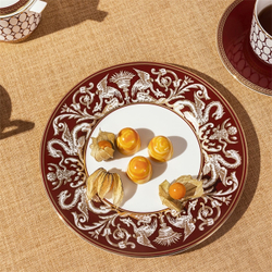 Wedgwood Чашка для эспрессо Renaissance Red 70 мл с блюдцем