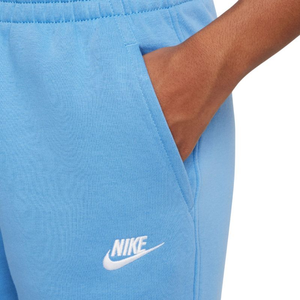 Детские теннисные брюки Nike Kids Sportswear Club Fleece Loose - Blue